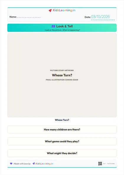 Picture Story worksheet preview