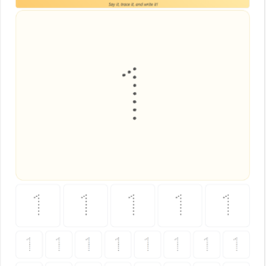 My First Numbers — Learn Numbers 1–10